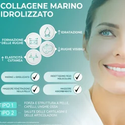 Collagene Marino Idrolizzato e Acido Ialuronico Kinier Marine Collagen by BeSwiss