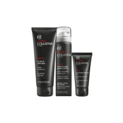 Collistar Cofanetto Must Have Viaggio Uomo Gel Doccia Tonificante 100ml +Schiuma da Barba 75ml + Gel Detergente Energizzante Viso 30ml
