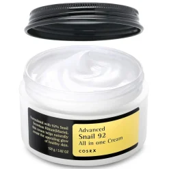 COSRX Advanced Snail 92 Crema Tutto In Uno Acido Ialuronico Antirughe Bava di Lumaca