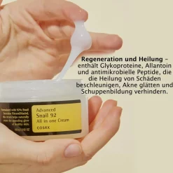 COSRX Advanced Snail 92 Crema Tutto In Uno Acido Ialuronico Antirughe Bava di Lumaca