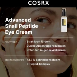 cosrx Advanced Snail Peptide Eye Cream Crema occhi idratante ai peptidi