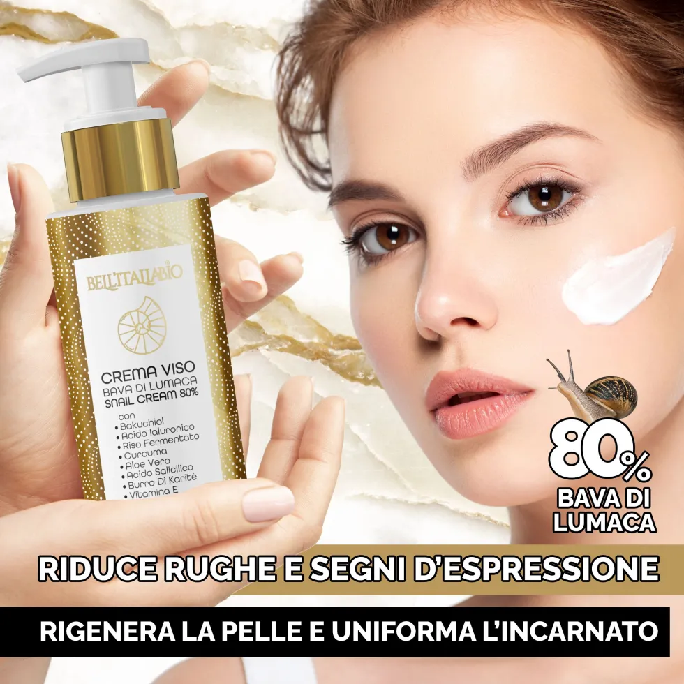 Crema Viso Bava di Lumaca 80% 100ml