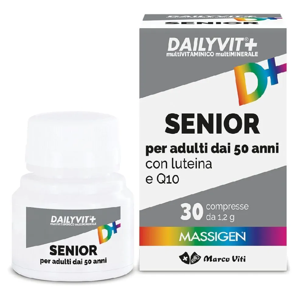 DailyVit®+ Senior Multivitaminico Multiminerale Massigen® Marco Viti