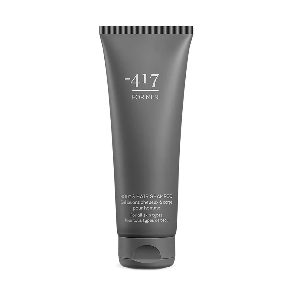 417 Dead Sea Cosmetics Shampoo corpo e capelli per uomo con burro di karité e aloe vera, 8,4 oz