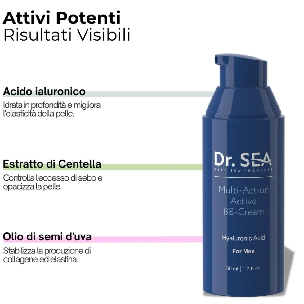 DR. SEA - BB Cream Multi-Azione Uomo
