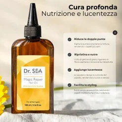 DR. SEA - Olio Riparatore Capelli Germe di Grano
