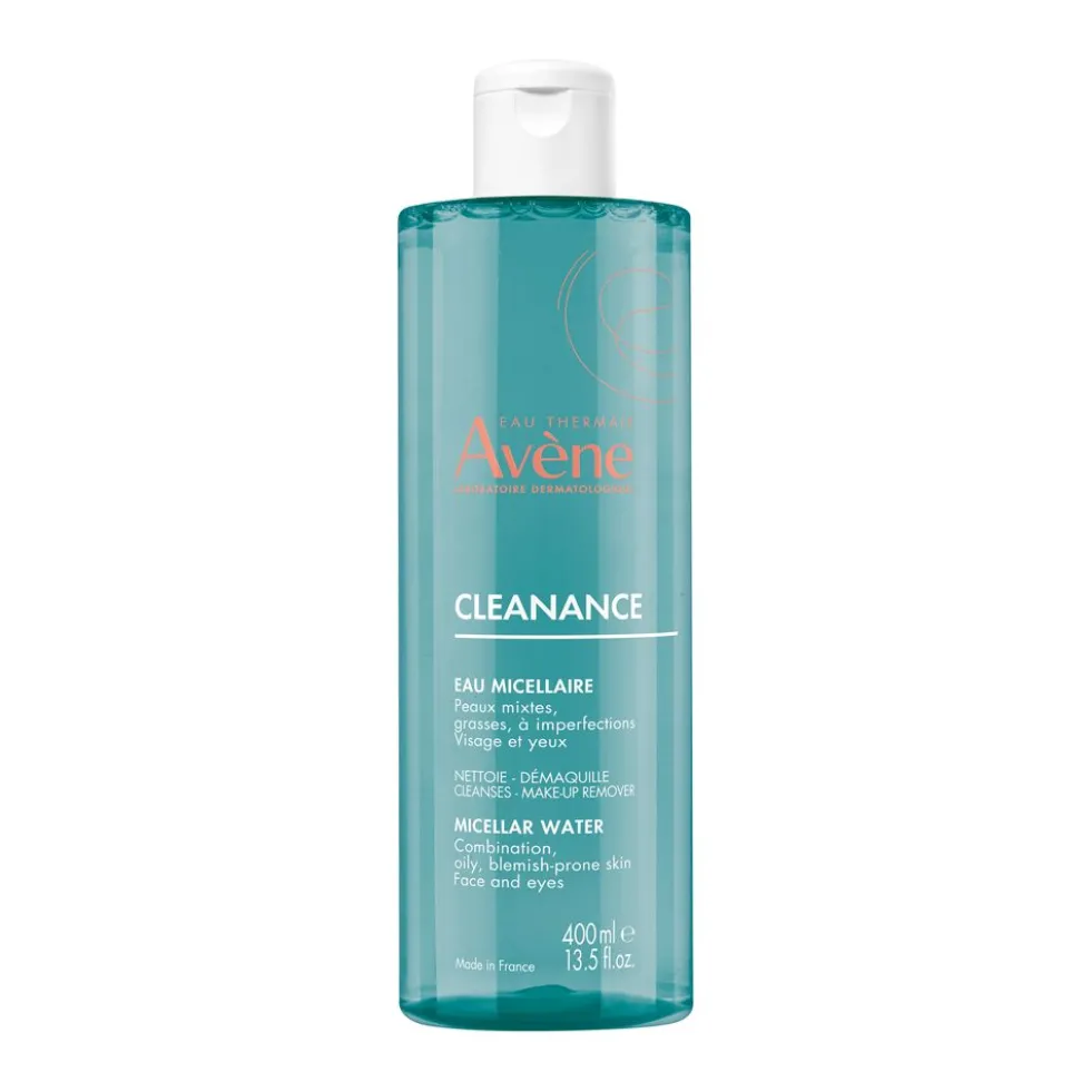 Eau Thermale Avène Cleanance Acqua Micellare Detergente Opacizzante, Pelle mista grassa a tendenza acneica, 400ml
