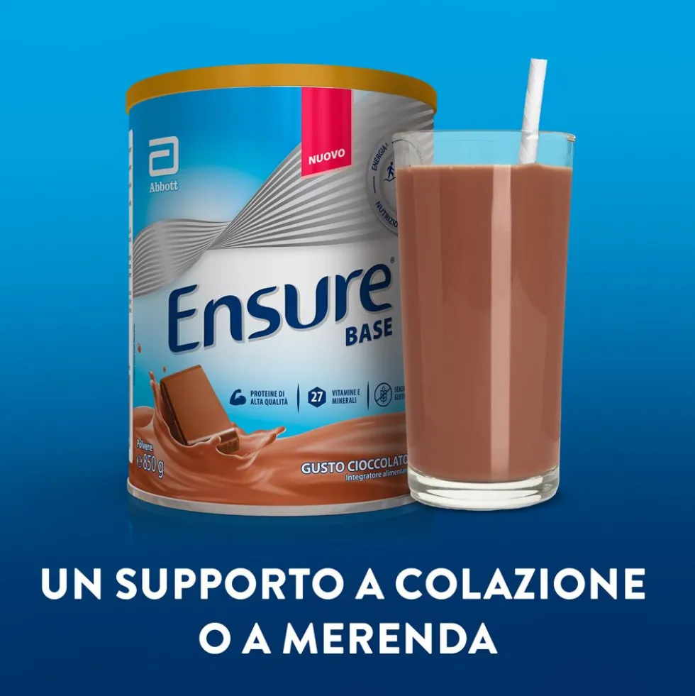 Ensure® Base Integratore per Energia e Difese Immunitarie 850g Cioccolato