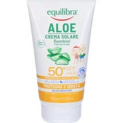 Equilibra® Aloe Crema Solare Bambini SPF 50+ - Risparmia il 10% con il codice: equilibra1026