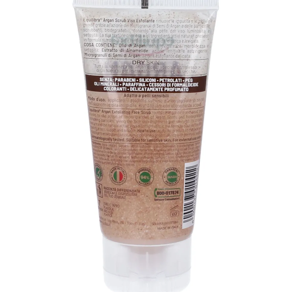 Equilibra® Argan Scrub Viso - Risparmia il 10% con il codice: equilibra1026
