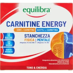 Equilibra Carnitine Energy Bustine Gusto Arancia - Risparmia il 10% con il codice: equilibra1026