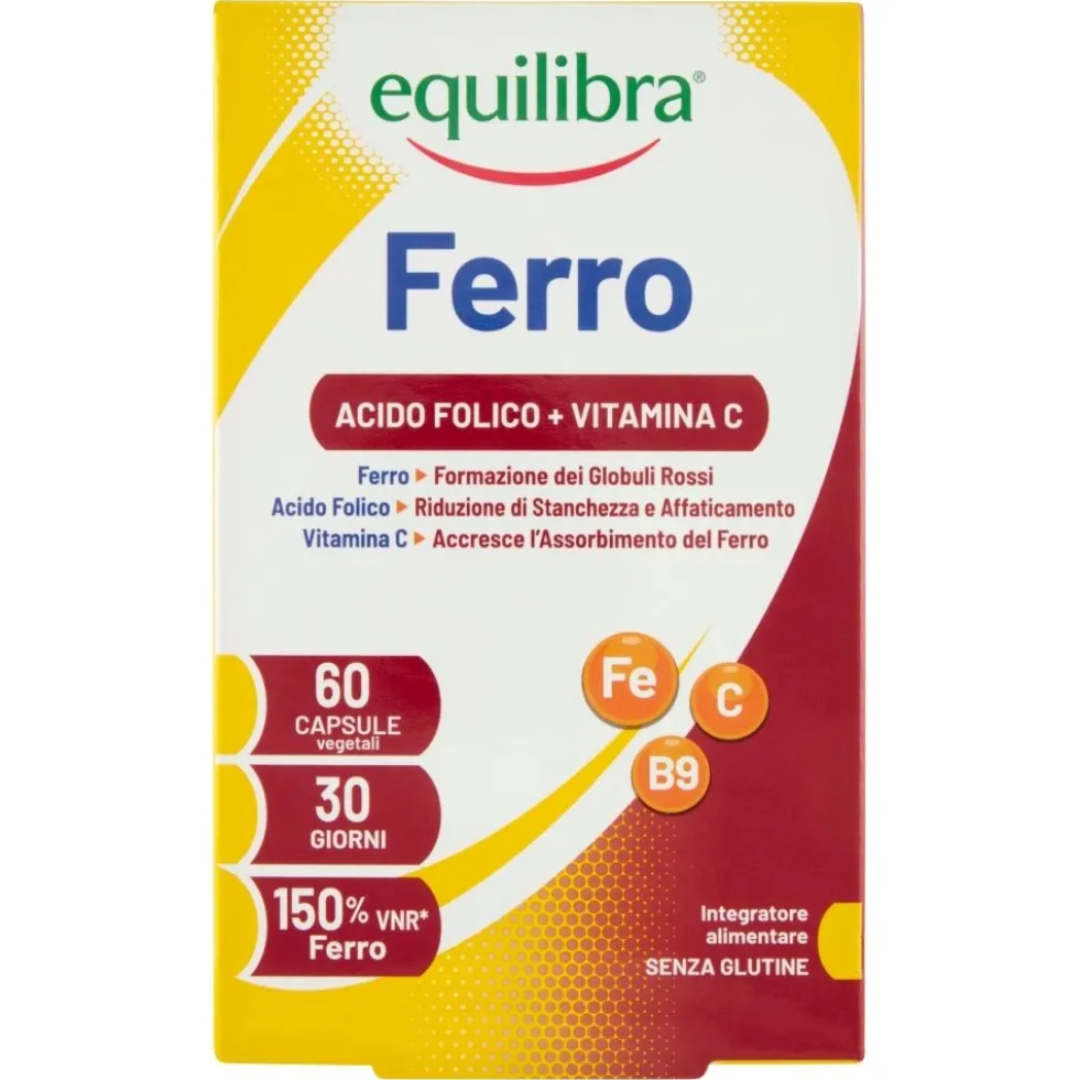 Equilibra® Ferro Acido Folico + Vitamina C - Risparmia il 10% con il codice: equilibra1026