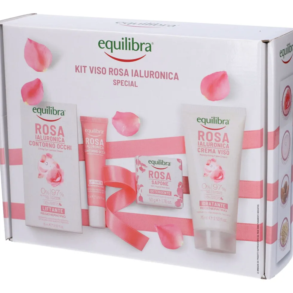 Equilibra® Kit Viso Rosa Ialuronica Splecial - Risparmia il 10% con il codice: equilibra1026