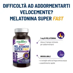Equilibra Melatonina Super Fast 180 Compresse - Risparmia il 10% con il codice: equilibra1026