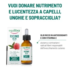 Equilibra Olio di Ricino Capelli Unghie Sopracciglia - Risparmia il 10% con il codice: equilibra1026