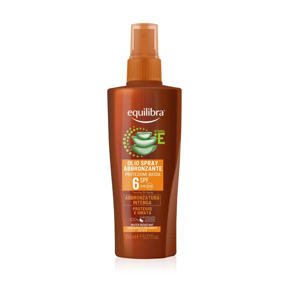 Equilibra Olio Spray Abbronzante SPF6 - Risparmia il 10% con il codice: equilibra1026