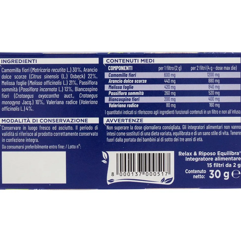 Equilibra® Relax & Riposo - Risparmia il 10% con il codice: equilibra1026