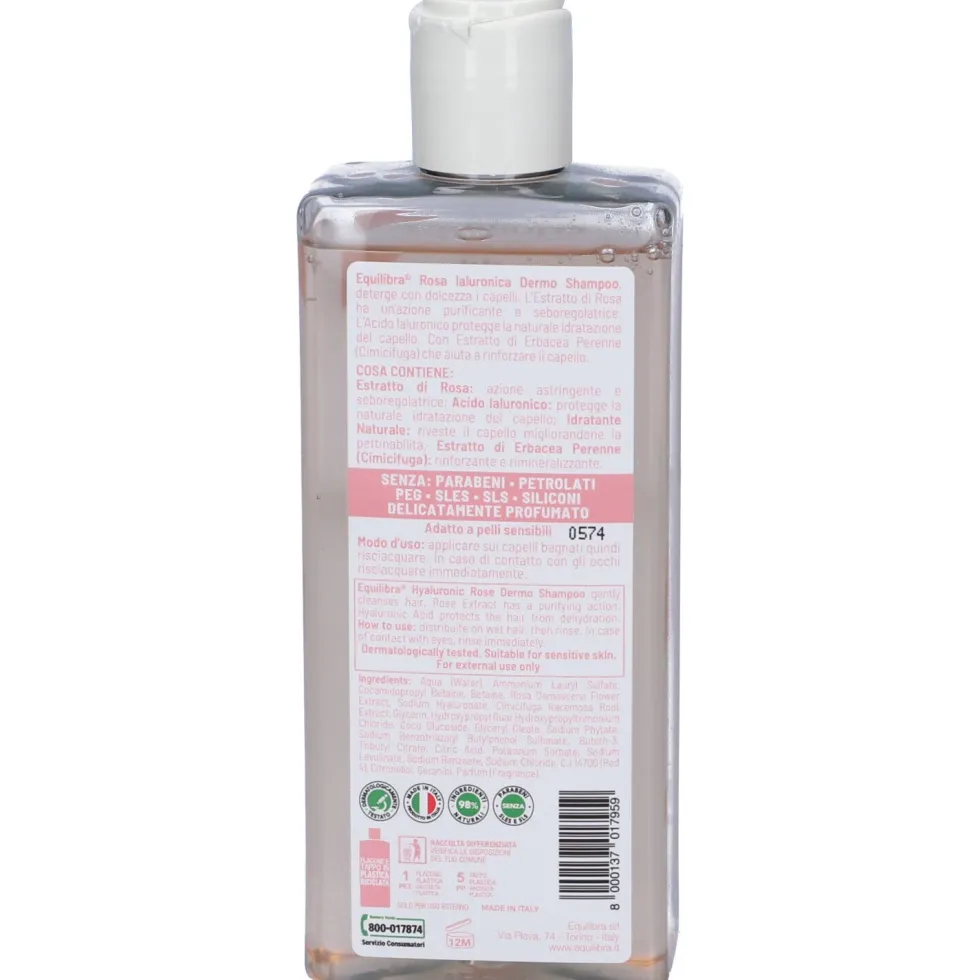 Equilibra Shampoo Rosa Ialuronica - Risparmia il 10% con il codice: equilibra1026