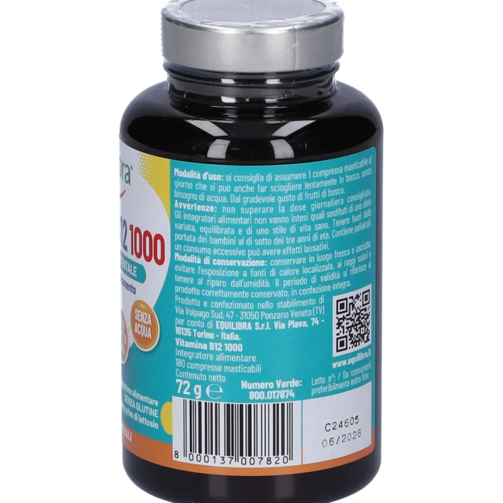 Equilibra Vitamina B12 1000 - Risparmia il 10% con il codice: equilibra1026