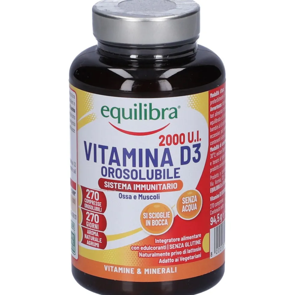 Equilibra Vitamina D3 Orosolubile - Risparmia il 10% con il codice: equilibra1026