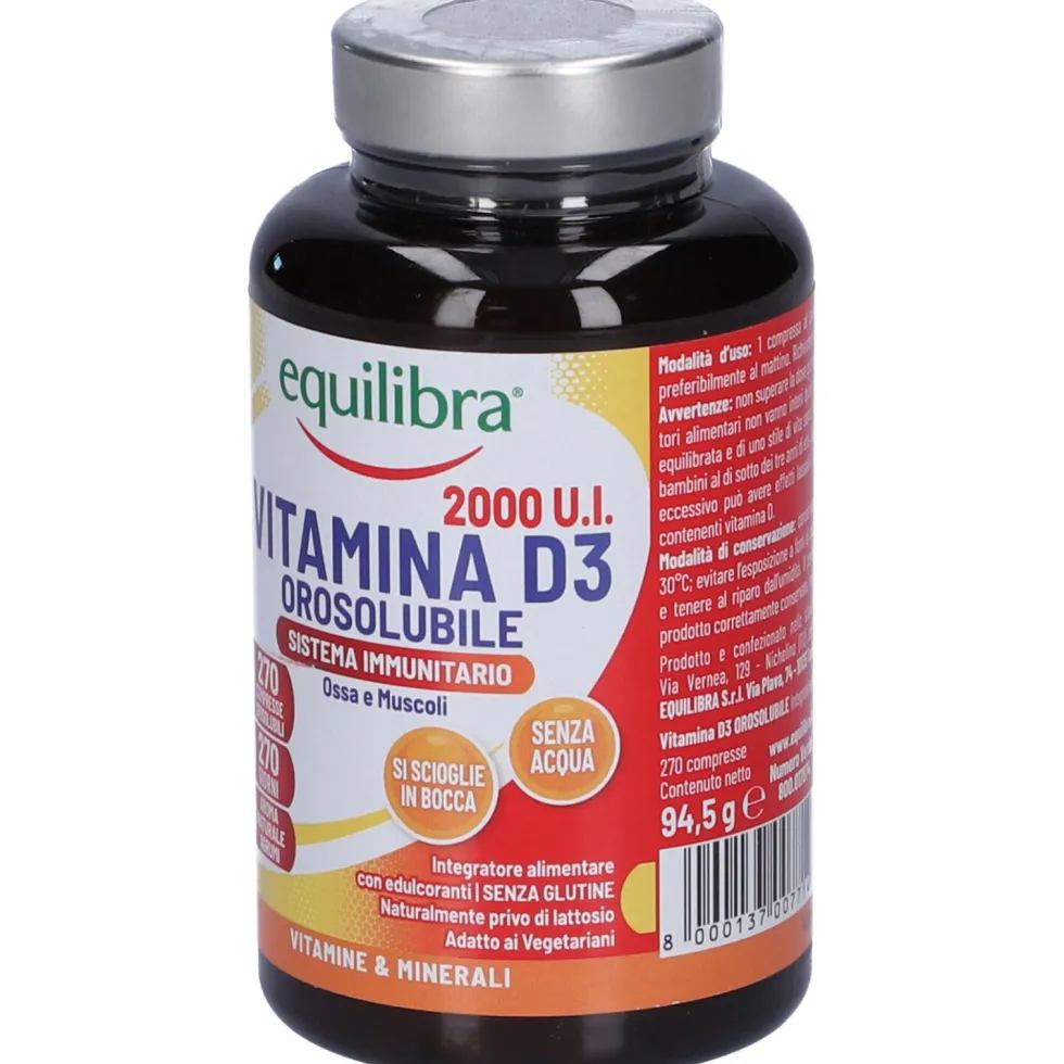 Equilibra Vitamina D3 Orosolubile - Risparmia il 10% con il codice: equilibra1026