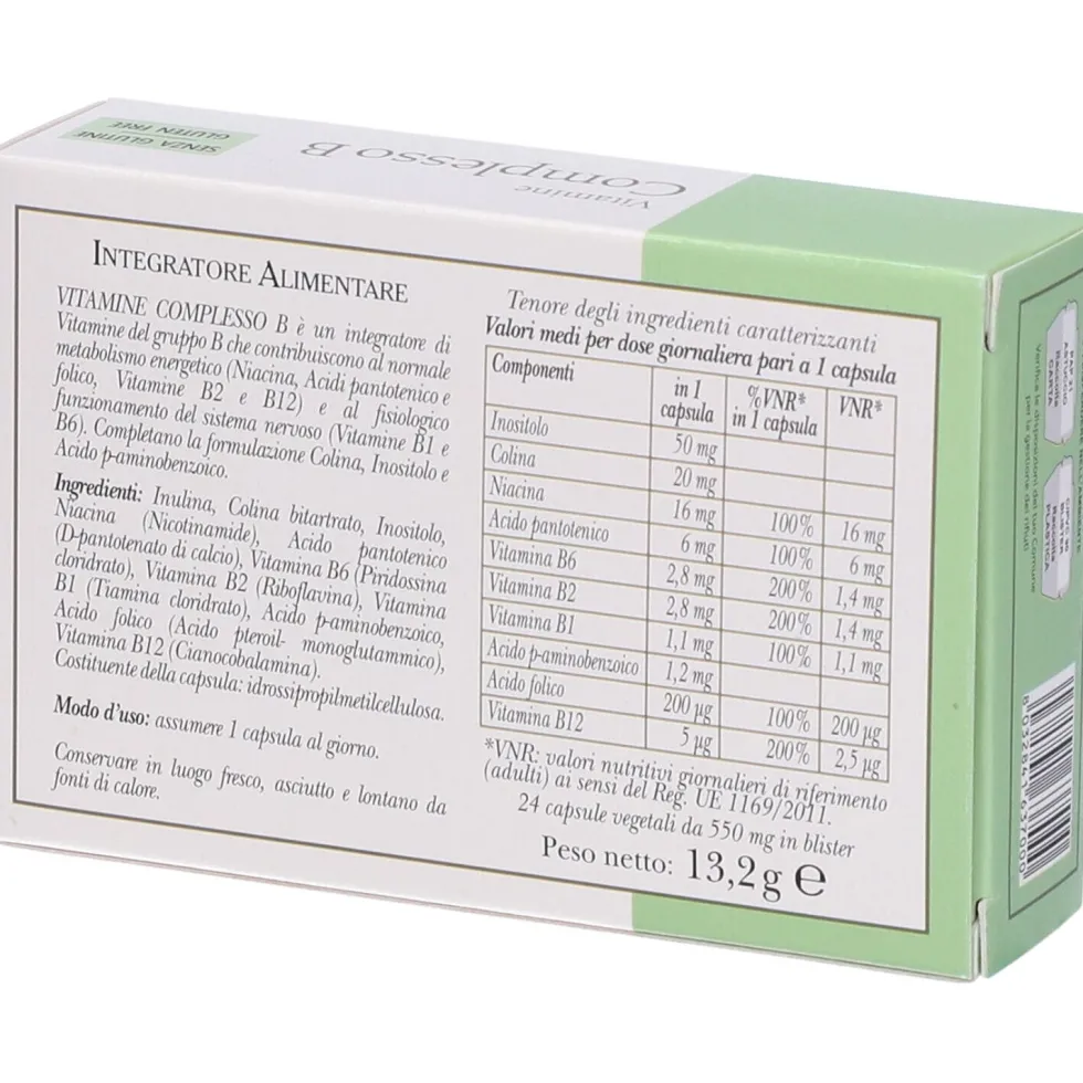 Erbamea Vitamine Complesso B Capsule Vegetali