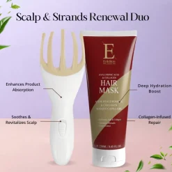 ErthSkin London Maschera per capelli + massaggiatore per la rivitalizzazione del cuoio capelluto