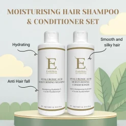 ErthSkin London Shampoo + balsamo idratante all'acido ialuronico