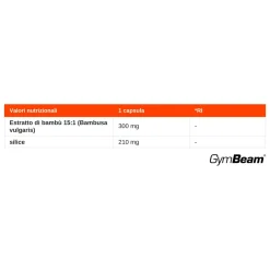 Estratto di Bambù silice 70% da germogli in capsule