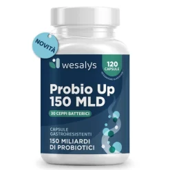 Fermenti lattici, Probiotici e Prebiotici per la Flora Intestinale - WESALYS PROBIO UP 150MLD®