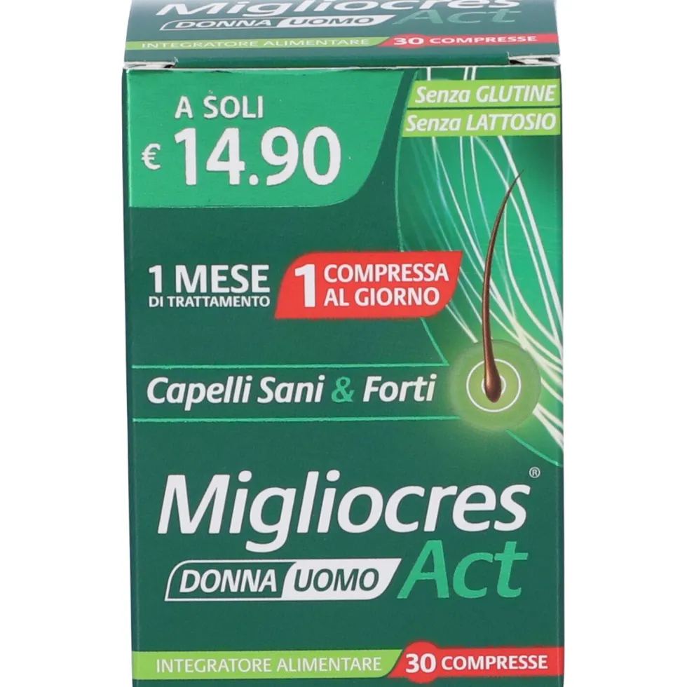 F&F Migliocres Act 30 Compresse Divisibili