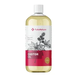 FutuNatura Olio di Ricino 100 % – Caduta dei capelli e ciglia