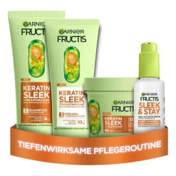 Garnier Fructis Keratin Sleek Set trattamento capelli
