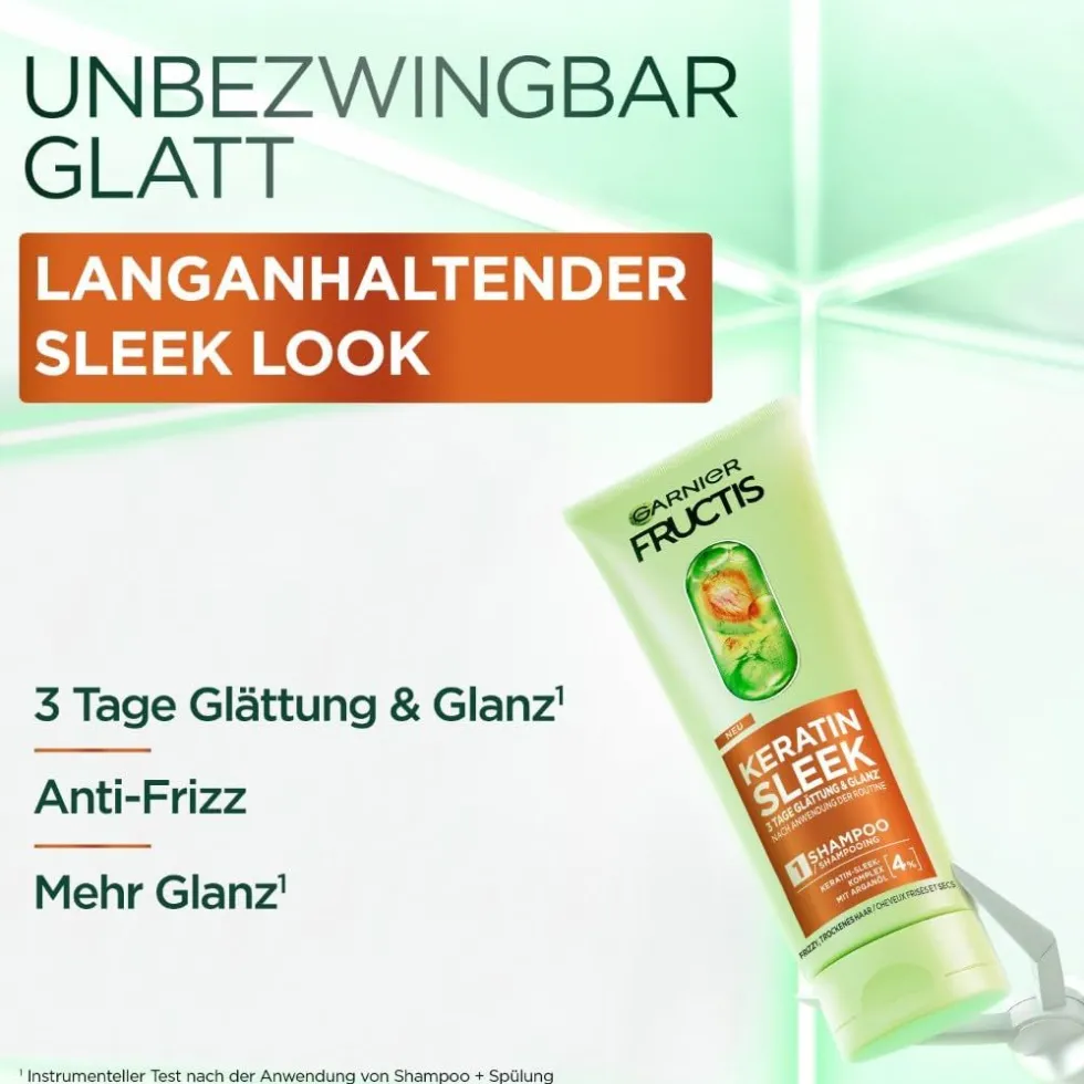 Garnier Fructis Keratin Sleek Set trattamento capelli