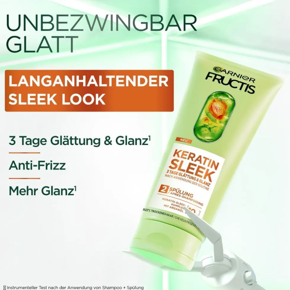Garnier Fructis Keratin Sleek Set trattamento capelli