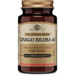 Ginkgo Biloba 60 60 Capsule Vegetali- Risparmia il 10% con il codice: solgarx0926