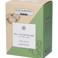 Giovanardi Farmaceutici Set Oli Purissimi Viso-Corpo-Capelli Cocco + Burro Karite'