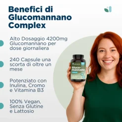 Glucomannano Complex di WESALYS® - Integratore alimentare per il controllo del peso