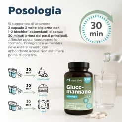 Glucomannano Complex di WESALYS® - Integratore alimentare per il controllo del peso