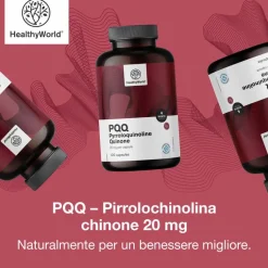 HealthyWorld PQQ – Pyrrolochinolinchinone 20 mg