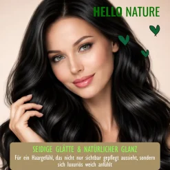 Hello Nature Maschera per capelli con olio di cocco, cura dei capelli biologica e vegana