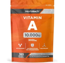 Horbaach Vitamina A ad alto dosaggio 10000 UI Capsule