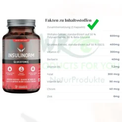 INSULINORM - Integratore Alimentare e a base di estratto di Shitake | Senza OGM