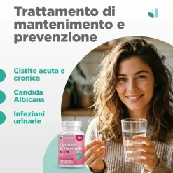 Integratore Cistite con D-Mannosio CYSTILACT di WESALYS® - per il Benessere Vie Urinarie