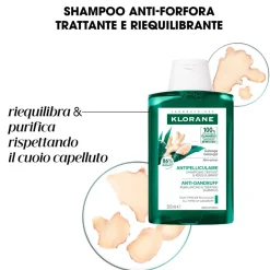 Klorane Anti-Forfora Shampoo trattante e riequilibrante alla Galanga 200 ml