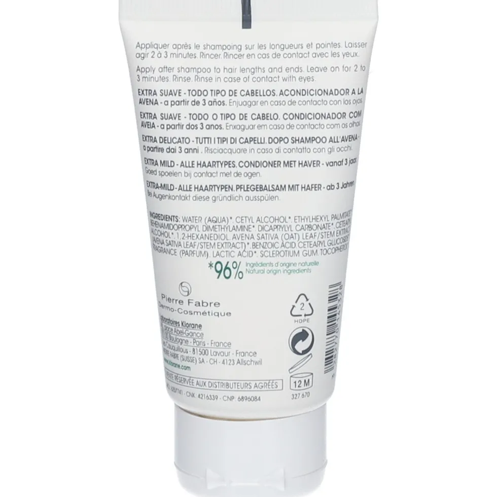 KLORANE Balsamo dopo Shampoo all'Avena
