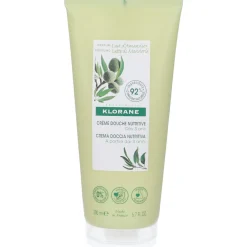 Klorane Crema Doccia Nutritiva al Cupuaçu BIO Profumo Latte di Mandorla 200ml - Pelle da secca a molto secca