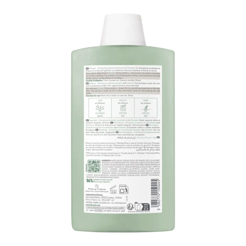 Klorane Shampoo Avvolgente alla Mandorla