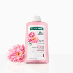 Klorane Shampoo lenitivo e protettivo alla Peonia, cuoio capelluto irritato, 400ml