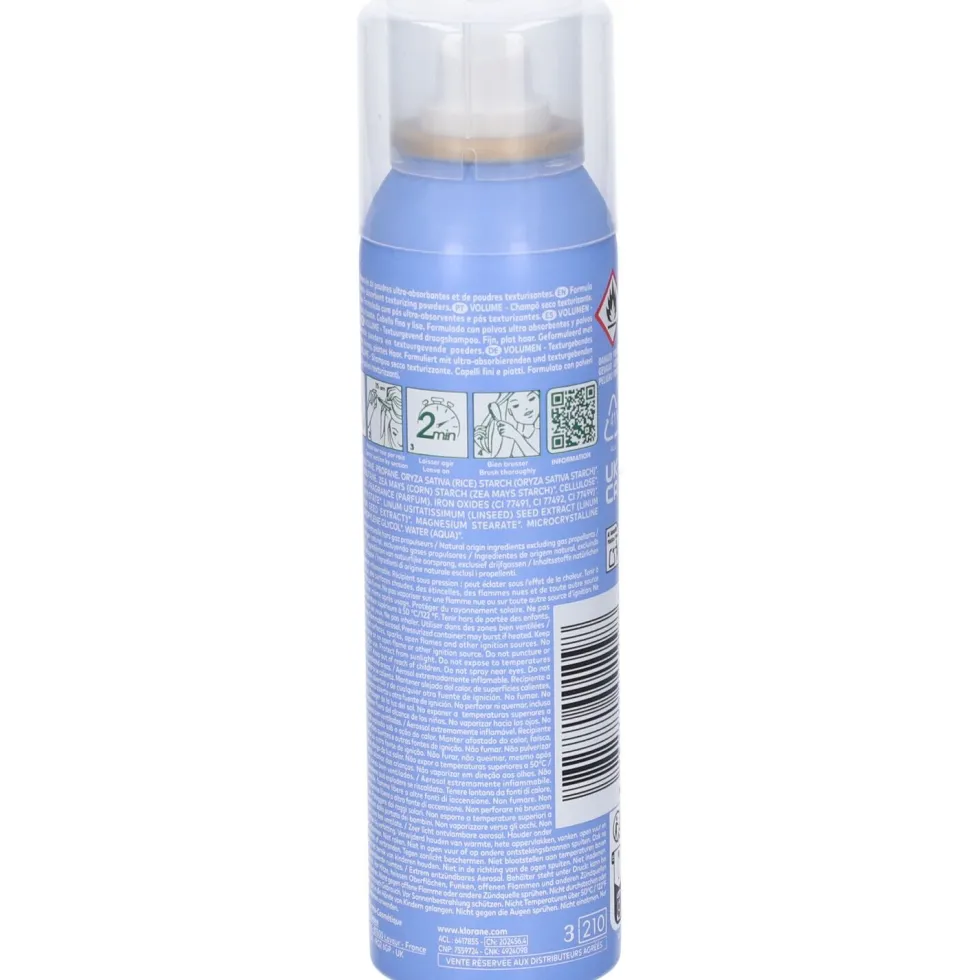 Klorane Shampoo Secco Volume al Lino